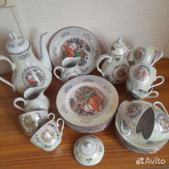 Чайно кофейный сервиз гдр на 8 персон