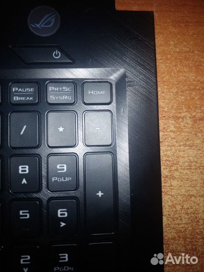 Топкейс с клавиатурой ноутбука Asus GL503