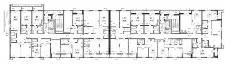 1-к. квартира, 46,3 м², 8/18 эт.