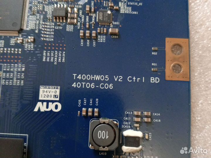 T-Con T400HW05 V2 Ctrl BD 40T06-C06