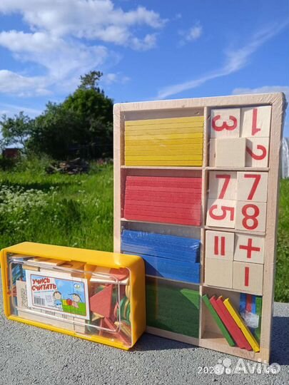 Развивающие игры из натурального дерева