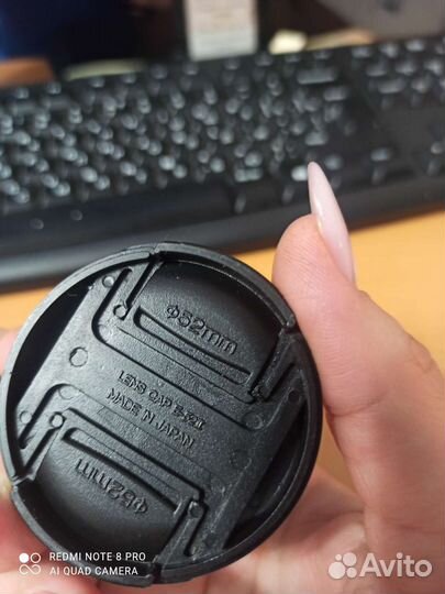 Крышка и бленде для объектива canon