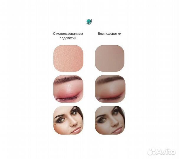 Зеркало косметическое CleverCare в форме планшета