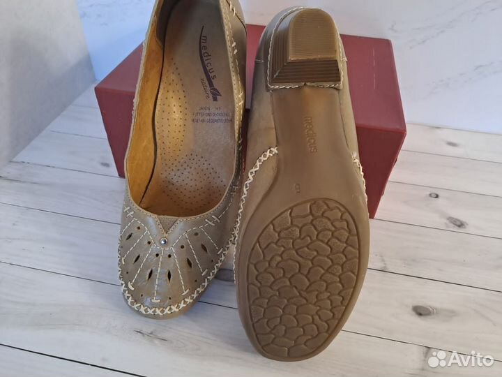 Туфли лодочки женские кожа немецкие р.37.5