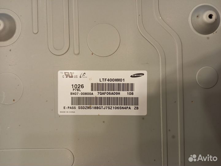 Разбор Samsung le40c530f1w