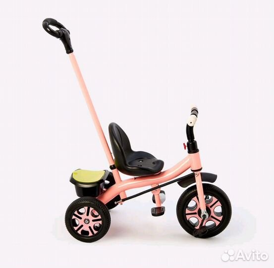 Велосипед Utmaster с ручкой, розовый