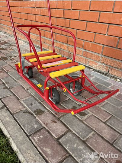 Санки Ника с колесами