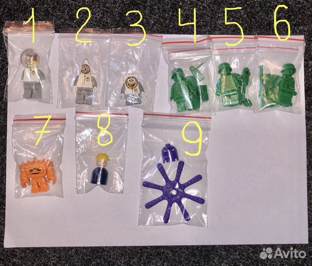 Lego Toy Story / Sponge Bob Minifigures