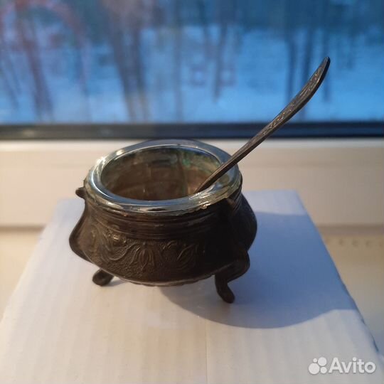 Солонка мельхиор СССР