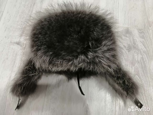 Меховая кожаная шапка