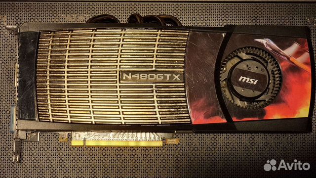 Видеокарта MSI GeForce GTX 480 1536Mb