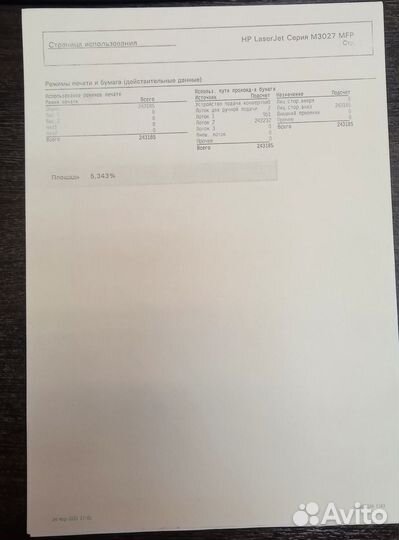 Мфу лазерное HP M3027