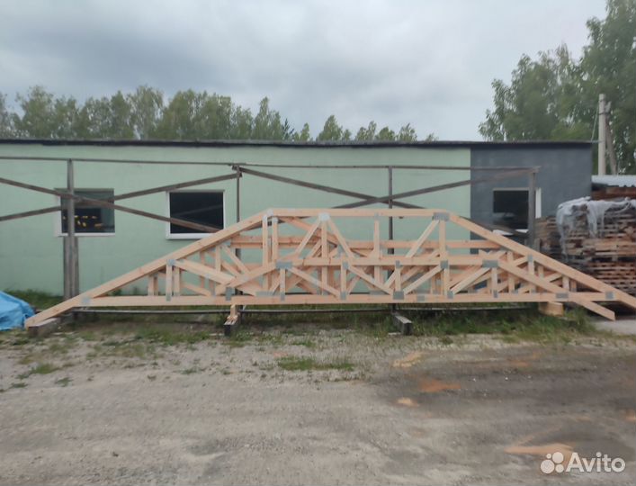 Вальмовые стропильные фермы на мзп