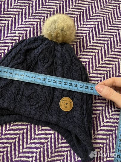 Шапка hm 86 92 и варежки