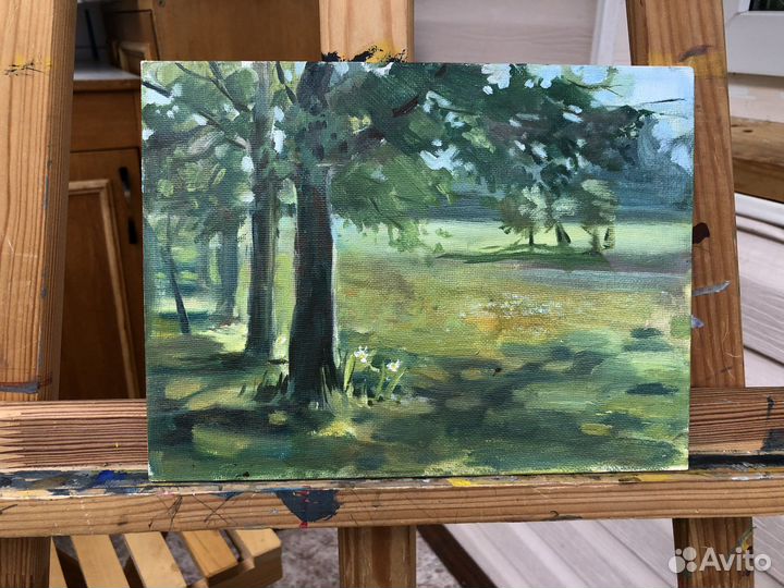 Летние этюды (масло на картоне)