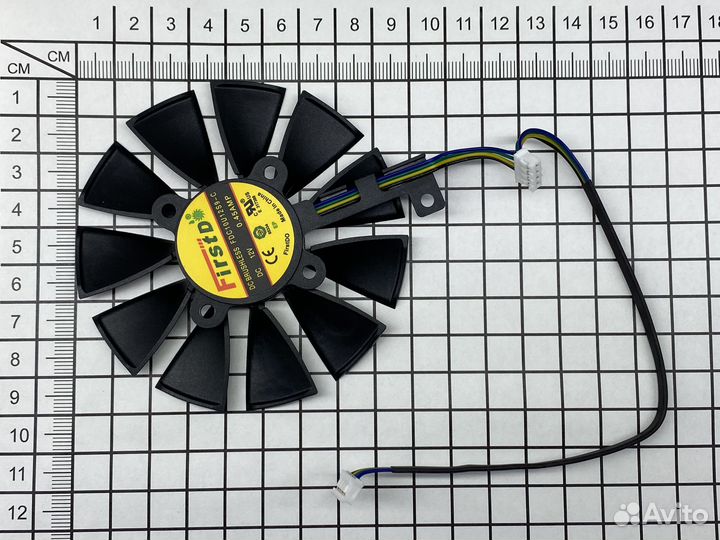 Кулер Asus RX 580 480 GTX 1070 1060 RX 460