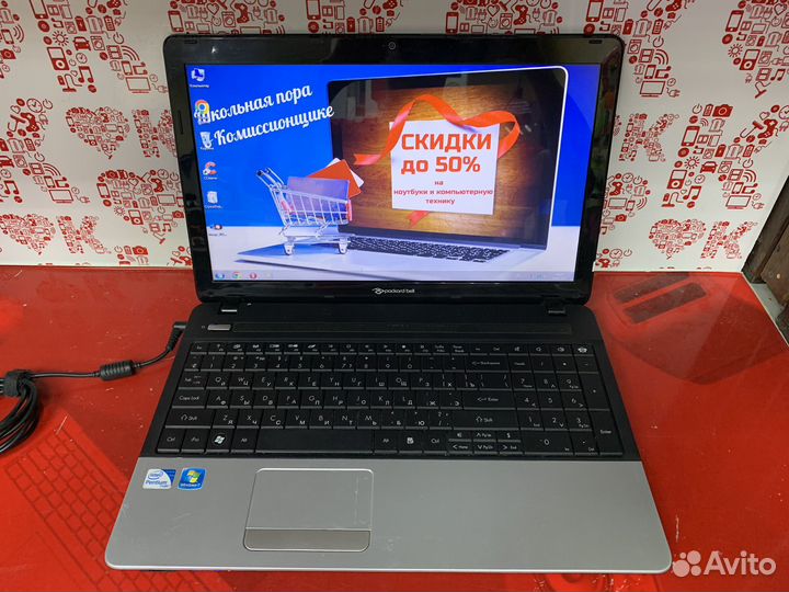 Ноутбук packard bell b9702 2.3GHz 2OZU 300HDD t04