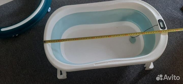 Ванночка для купания складная с термометром