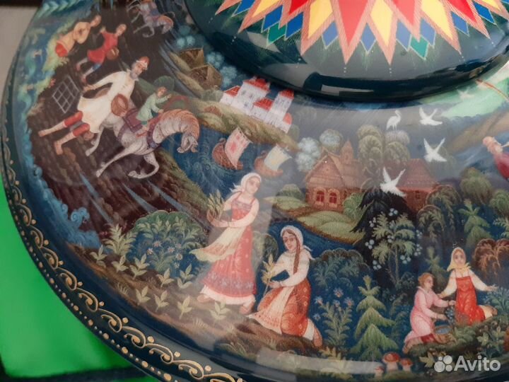 Шкатулка - карусель ручной работы