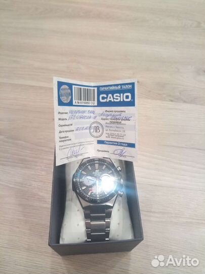 Часы мужские casio edifice оригинал