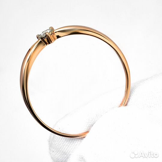 Кольцо Золото с бриллиантом