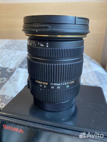 Объектив Sigma 17-50mm F2.8 EX DC OS
