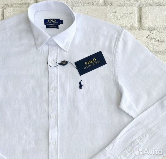 Льняная рубашка Ralph Lauren