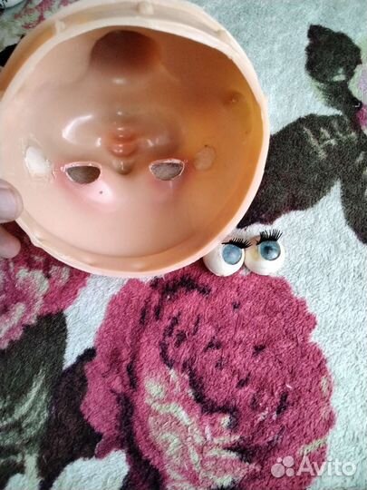 Голова куклы Лиля, с дефектами