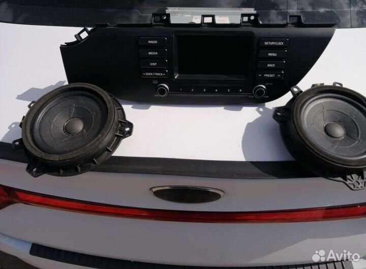 Штатная магнитола на киа Рио 4(оригинал)
