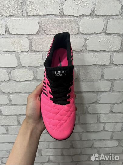 Футзалки Nike Lunar Gato 2 IC Pink Blast