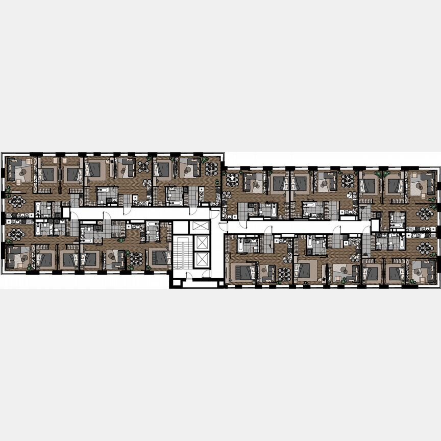 1-к. апартаменты, 55,9 м², 21/23 эт.