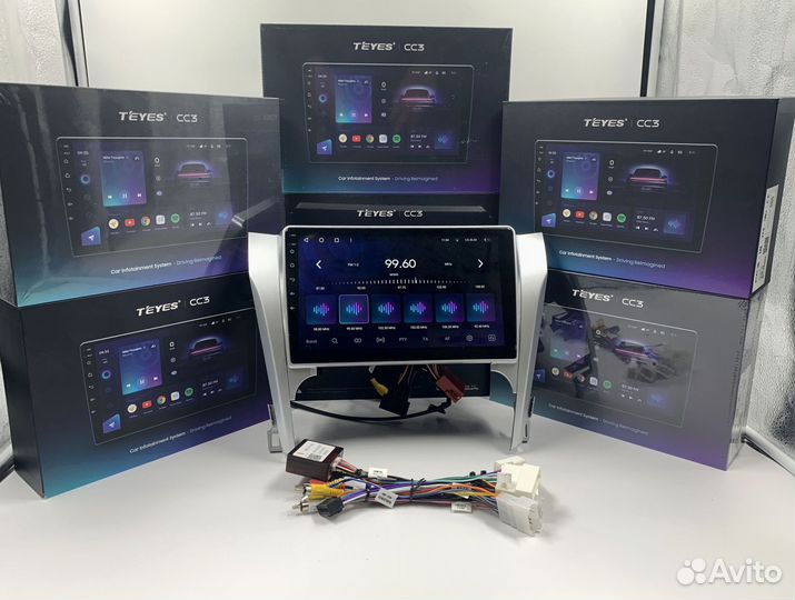 Магнитола на андройде Teyes CC3 4/64 для Toyota