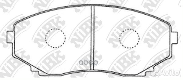 Колодки тормозные дисковые mazda CX-7 2.3 2006