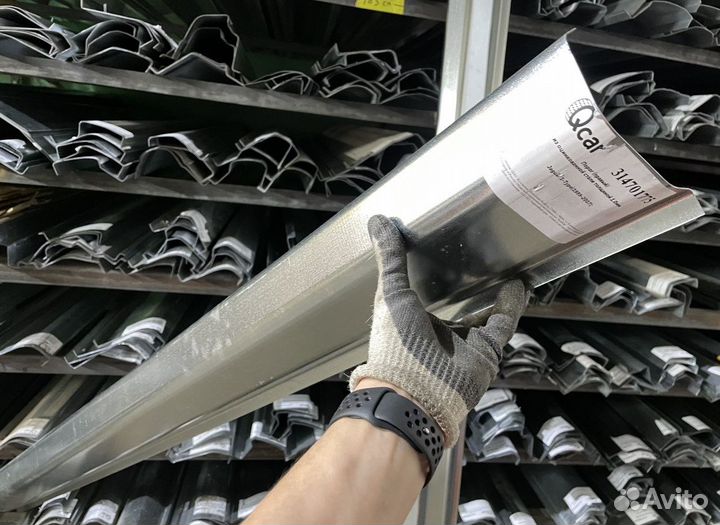 Порог левый Jaguar S-Type 1998-2008 (1мм)