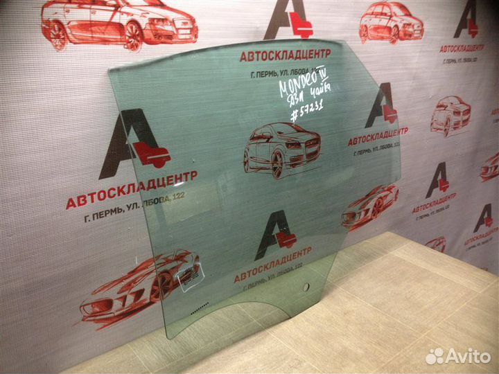 Стекло двери задней левой Ford Mondeo 4 2007-2015