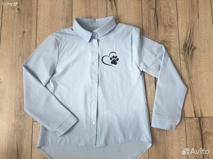 Рубашка школьная для девочки 152