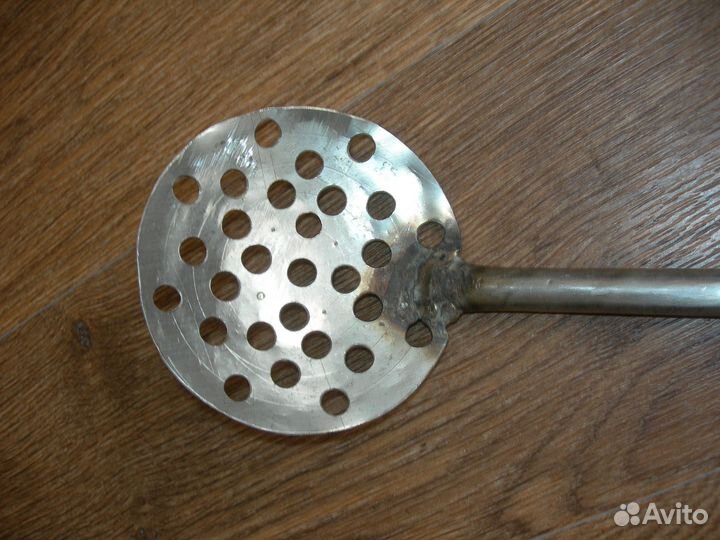 Черпак-шумовка для зимней рыбалки из титана