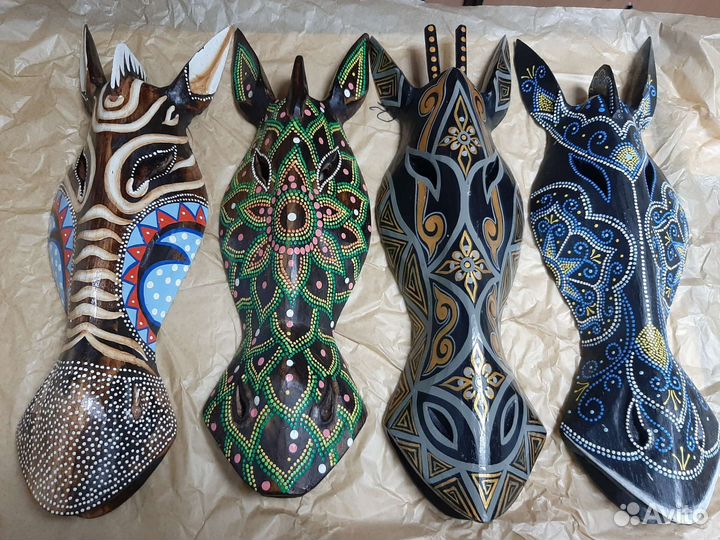 Маски деревянные