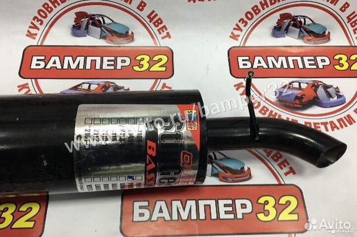 Глушитель прямоточный stinger /без насадки/ ваз 21