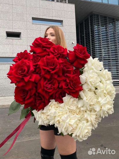 Розы крупный бутон