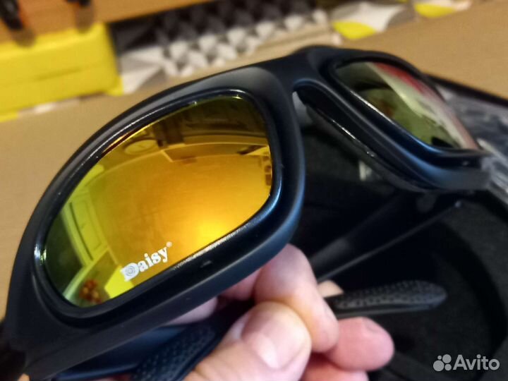 Очки защитные мото