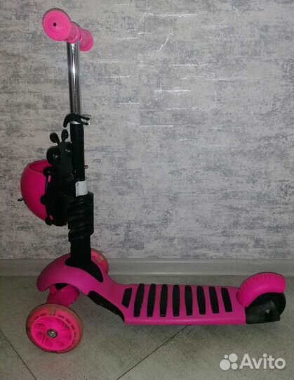 Самокат детский трехколесный бу