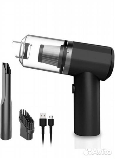 Автомобильный пилесос с usb зарядкой