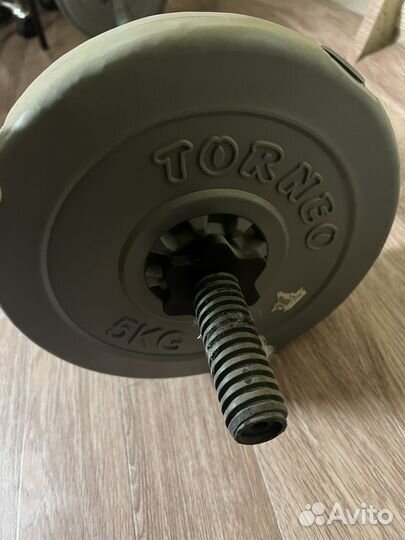 Штанга с блинами