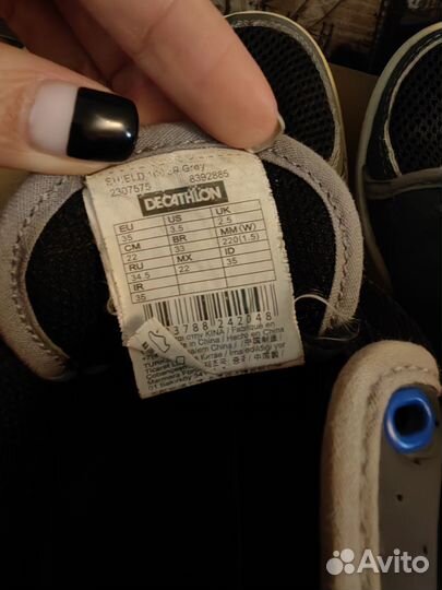 Кеды детские декатлон