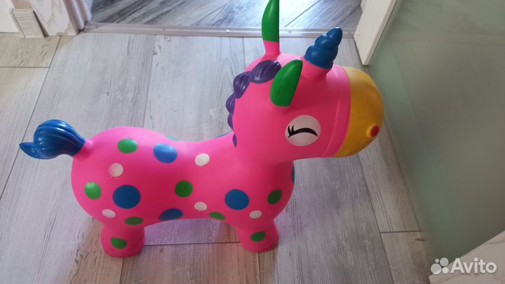 Попрыгун резиновая лошадь прыгун