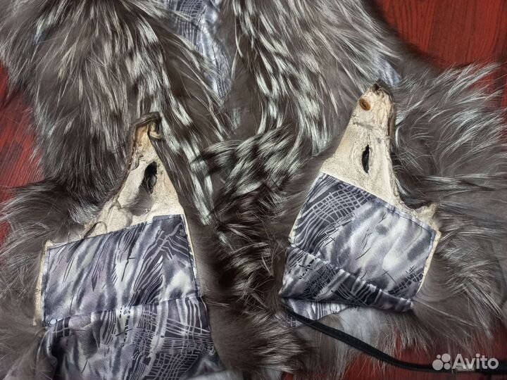 Жилетка из чернобурки натуральная