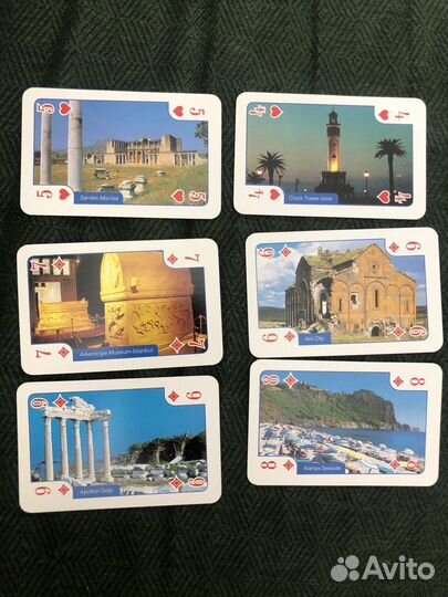 Сувенирные игральные карты Турция