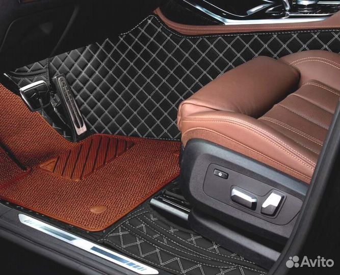 3D Коврики Infiniti QX50 Салон Багажник Экокожа