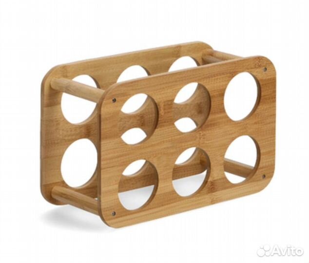 Полка для вина бамбук